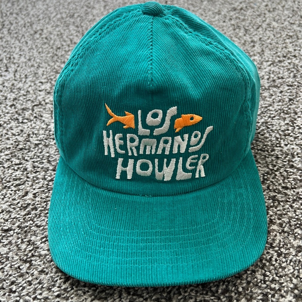Howler Bros Hat Cap Snapback Blue Corduroy Embroidered Outdoors California Beach
